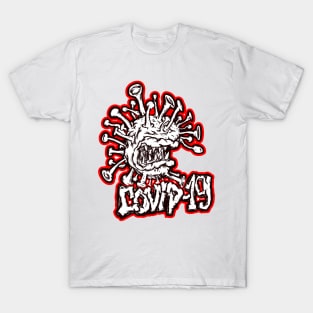 Angry COVID-19 Corona Virus T-Shirt